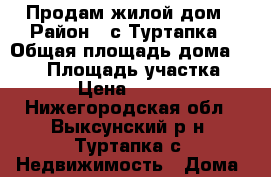 Продам жилой дом › Район ­ с.Туртапка › Общая площадь дома ­ 100 › Площадь участка ­ 2 000 › Цена ­ 3 500 000 - Нижегородская обл., Выксунский р-н, Туртапка с. Недвижимость » Дома, коттеджи, дачи продажа   